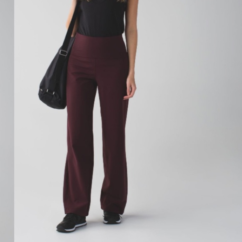 Lululemon Stillness Pant
Bordeaux Drama Size 2